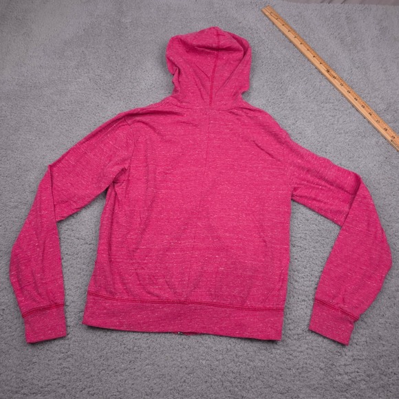 Nike Full Zip Hoodie Jacket Womans Lightweight Athletic Activewear Pink Size XS - Picture 4 of 6